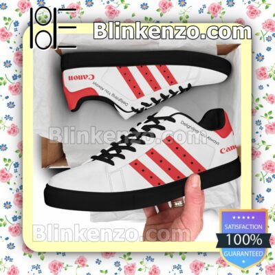 Canon Inc. Logo Brand Adidas Low Top Shoes a