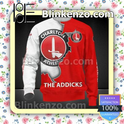 Charlton Athletic FC The Addicks Men T-shirt, Hooded Sweatshirt b