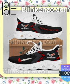 Chevrolet Corvette Logo Print Sports Sneaker b