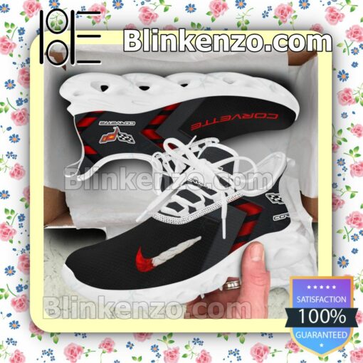 Chevrolet Corvette Logo Print Sports Sneaker c