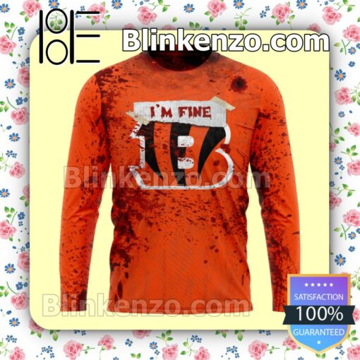 POD Cincinnati Bengals Blood Jersey NFL Custom Halloween 2022 Shirts