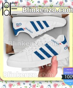 Citigroup Logo Brand Adidas Low Top Shoes