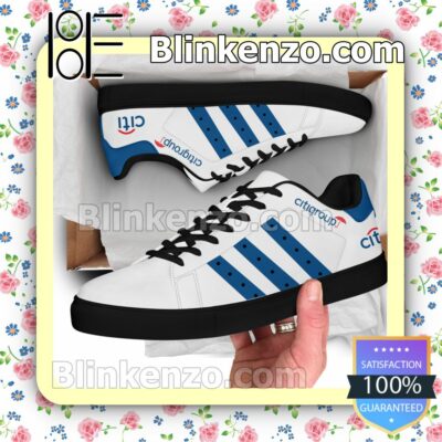 Citigroup Logo Brand Adidas Low Top Shoes a