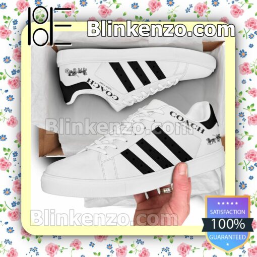 Coach Logo Brand Adidas Low Top Shoes