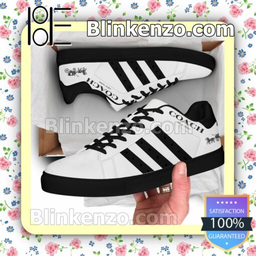 Coach Logo Brand Adidas Low Top Shoes a