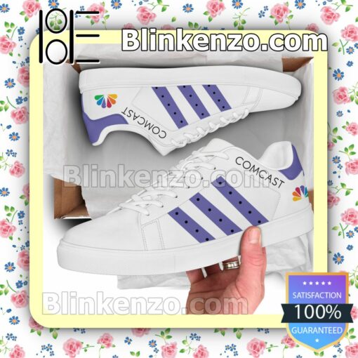 Comacast Logo Brand Adidas Low Top Shoes