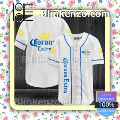 Corona Extra Custom Baseball Jersey for Men Women