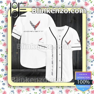 Corvette Racing Custom Baseball Jersey for Men Women