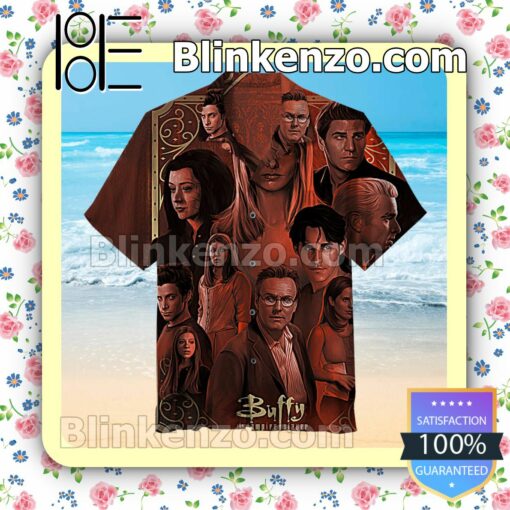 Creature Features Buffy Tribute Men Short Sleeve Shirts