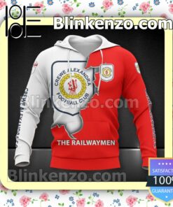 Crewe Alexandra FC The Railwaymen Men T-shirt, Hooded Sweatshirt