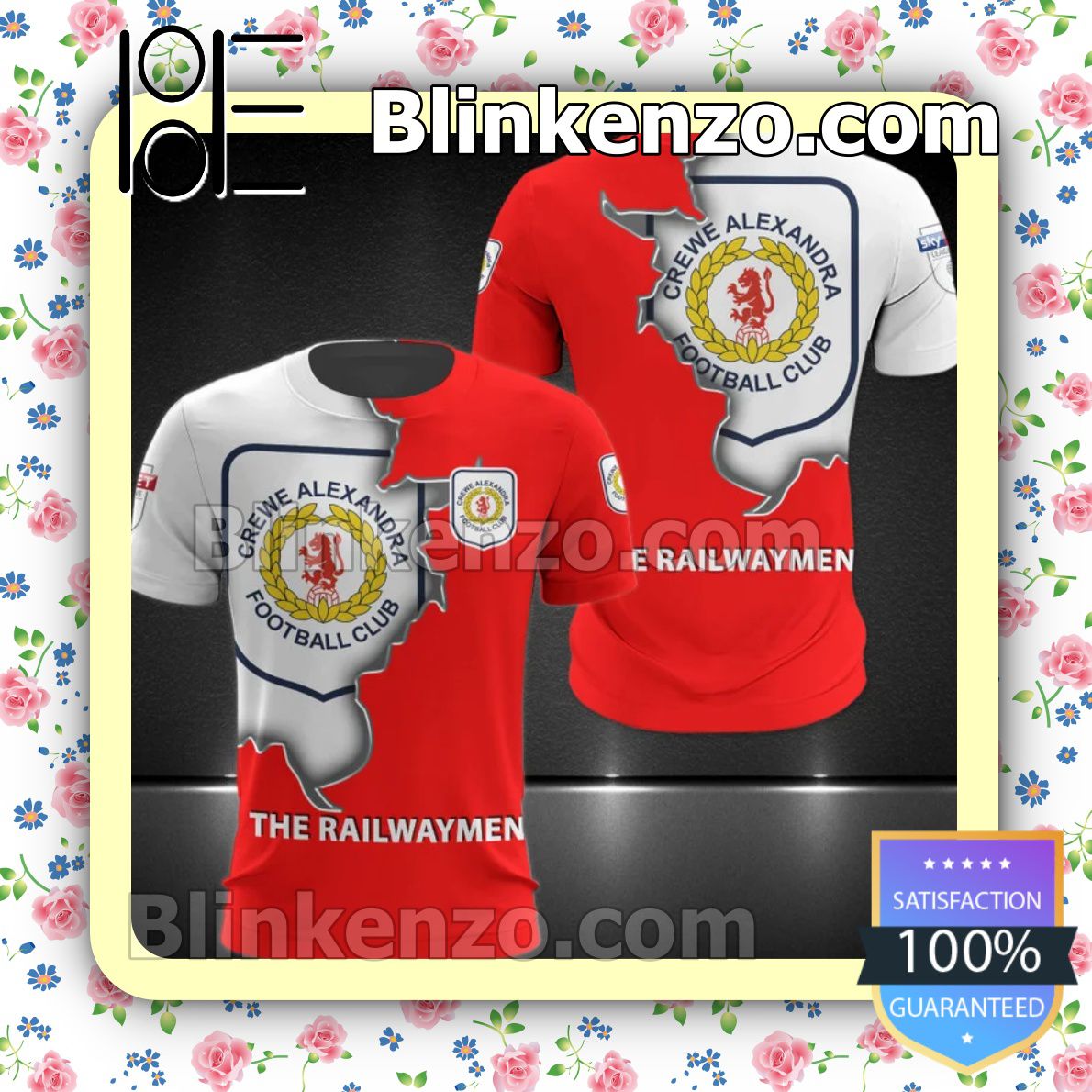 Very Good Quality Crewe Alexandra FC The Railwaymen Men T-shirt, Hooded Sweatshirt