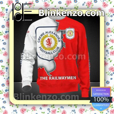 Crewe Alexandra FC The Railwaymen Men T-shirt, Hooded Sweatshirt b