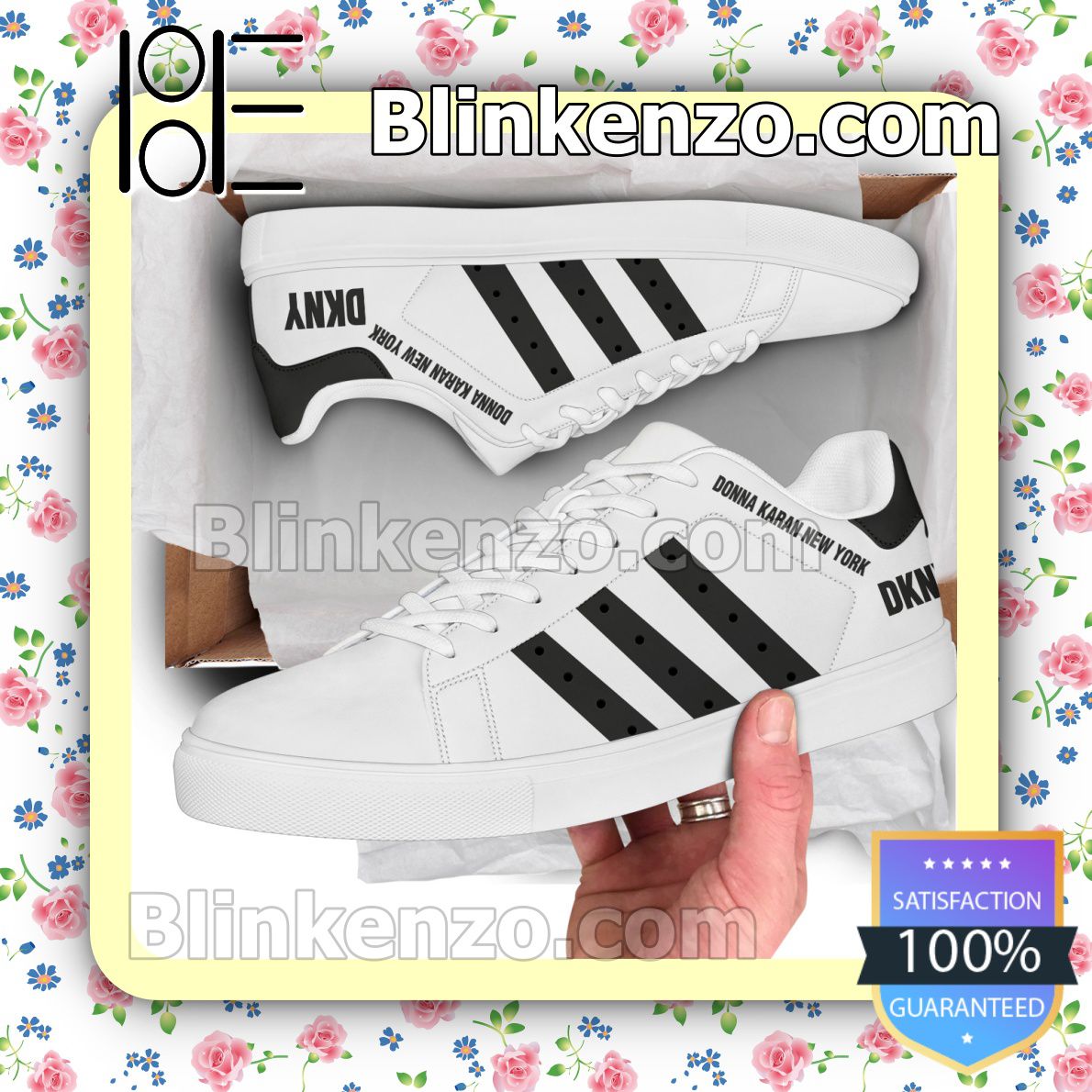 DKNY Logo Brand Adidas Low Top Shoes