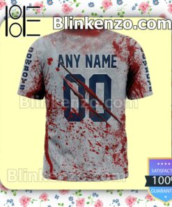 All Over Print Dallas Cowboys Blood Jersey NFL Custom Halloween 2022 Shirts