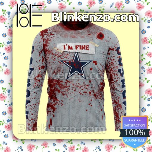 Best Dallas Cowboys Blood Jersey NFL Custom Halloween 2022 Shirts