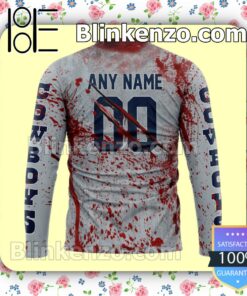 Adorable Dallas Cowboys Blood Jersey NFL Custom Halloween 2022 Shirts