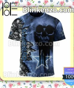 Dallas Cowboys Cemetery Skull NFL Custom Halloween 2022 Shirts