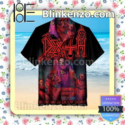 Death - Scream Bloody Gore Men Short Sleeve Shirts