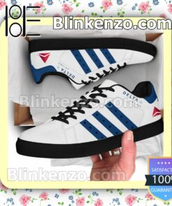 Delta Air Lines Logo Brand Adidas Low Top Shoes a