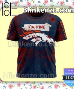 Denver Broncos Blood Jersey NFL Custom Halloween 2022 Shirts