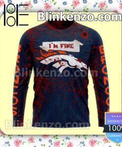Best Denver Broncos Blood Jersey NFL Custom Halloween 2022 Shirts