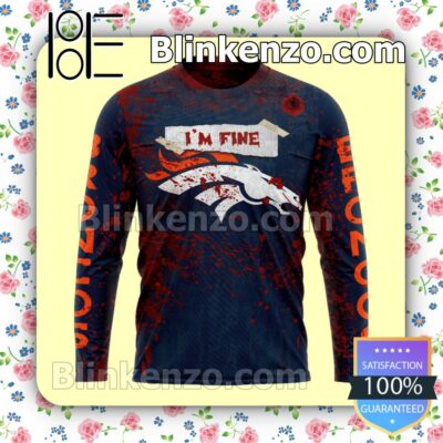 Best Denver Broncos Blood Jersey NFL Custom Halloween 2022 Shirts