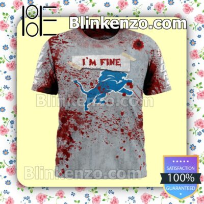 Detroit Lions Blood Jersey NFL Custom Halloween 2022 Shirts