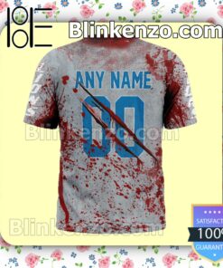 Wonderful Detroit Lions Blood Jersey NFL Custom Halloween 2022 Shirts