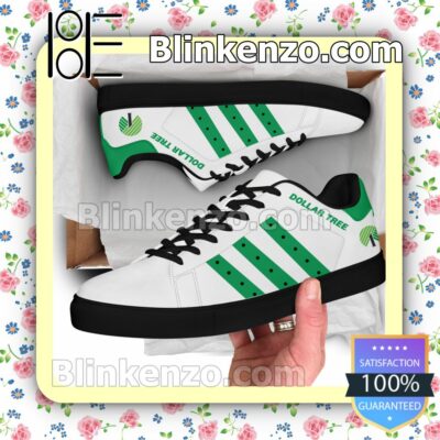 Dollar Tree Logo Brand Adidas Low Top Shoes a