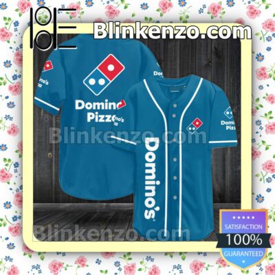 Domino's Pizza Custom Baseball Jersey for Men Women