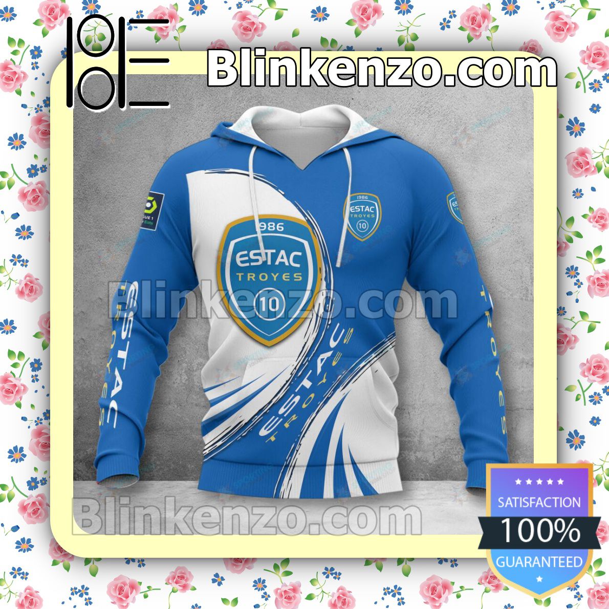 Amazing ESTAC Troyes T-shirt, Christmas Sweater