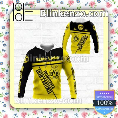 Echte Liebe Borussia Dortmund Hooded Jacket, Tee c