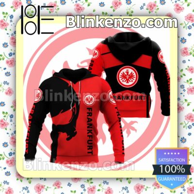 Eintracht Frankfurt Skull Hooded Jacket, Tee c