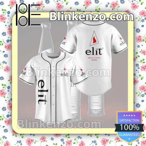 Elit Ultra Luxury Vodka Custom Baseball Jersey for Men Women
