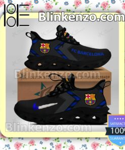 FC Barcelona Logo Print Sports Sneaker