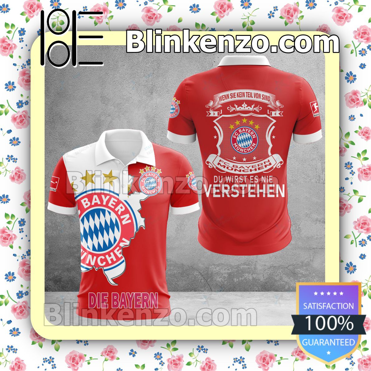 FC Bayern Munchen T-shirt, Christmas - Blinkenzo