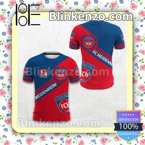 FC Heidenheim 1846 Bundesliga Men T-shirt, Hooded Sweatshirt