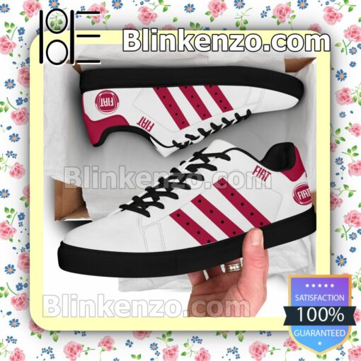 Fiat Logo Brand Adidas Low Top Shoes a