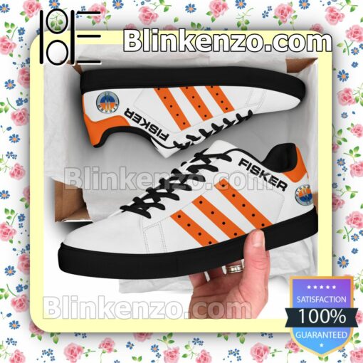 Fisker Logo Brand Adidas Low Top Shoes a