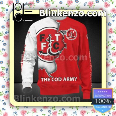 Fleetwood Town FC The Cod Army Men T-shirt, Hooded Sweatshirt b