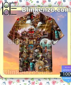 Game Icons And Movie Favorites Men Short Sleeve Shirts