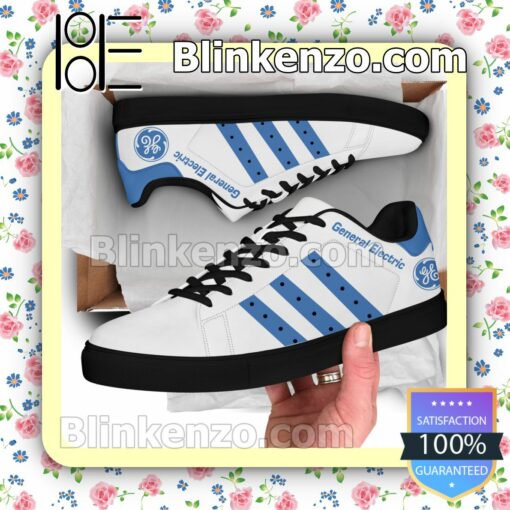 General Electric Logo Brand Adidas Low Top Shoes a