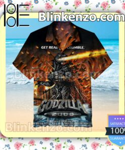 Godzilla 2000 Get Ready To Crumble Men Short Sleeve Shirts