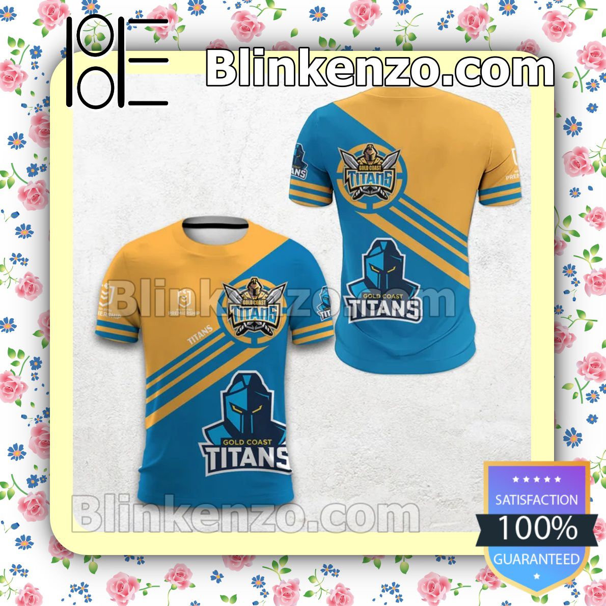 Best Shop Gold Coast Titans Nrl Telstra Premiership Men T-shirt, Hooded Sweatshirt