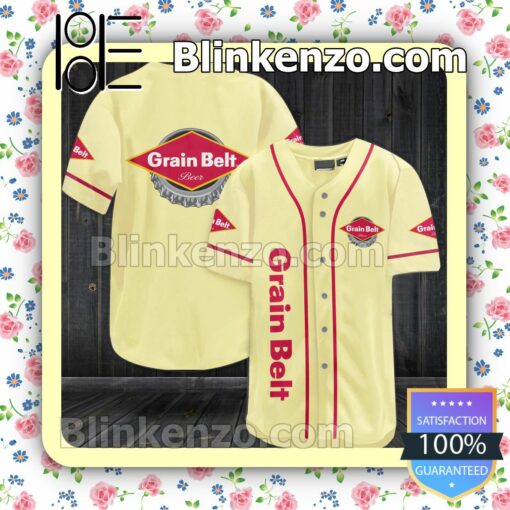 Grain Belt Beer Custom Baseball Jersey for Men Women