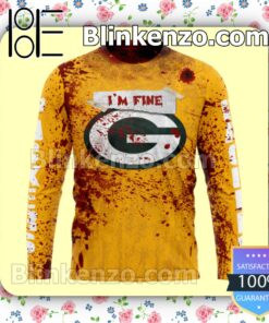 Print On Demand Green Bay Packers Blood Jersey NFL Custom Halloween 2022 Shirts