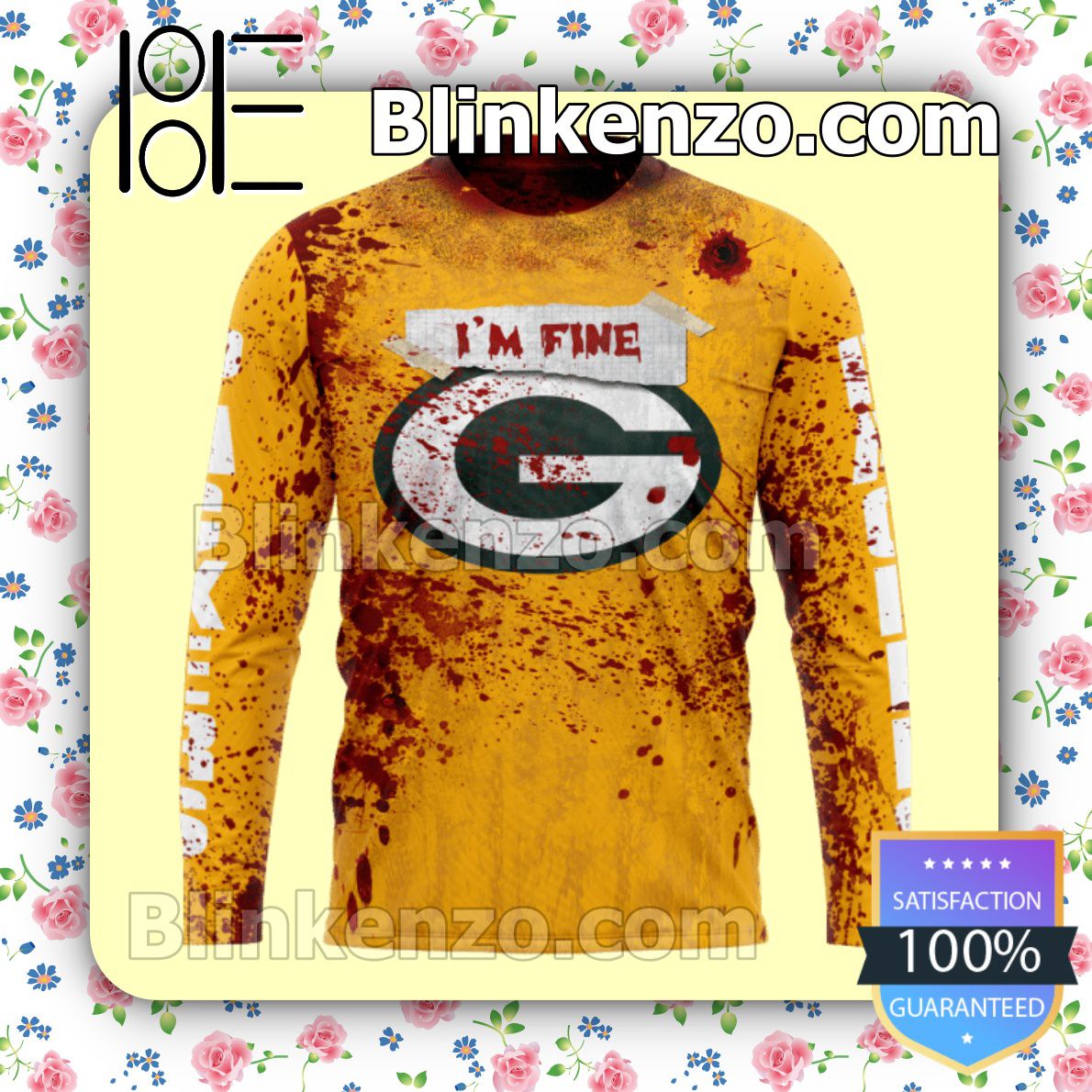 Gorgeous Green Bay Packers Blood Jersey NFL Custom Halloween 2022 Shirts