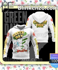 Green Day Dookie Album Hooded Jacket, Tee c