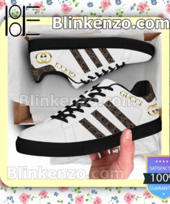 Gucci Logo Brand Adidas Low Top Shoes a