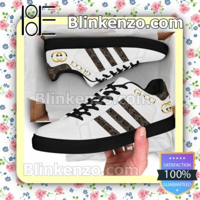 Gucci Logo Brand Adidas Low Top Shoes a
